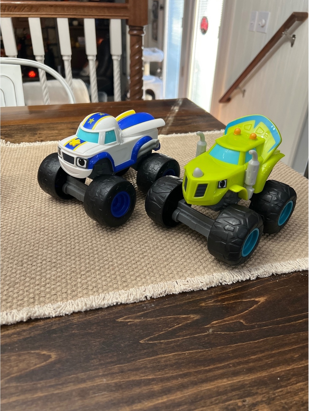 Fisher-Price Blaze and the Monster Machines Toy Trucks - Blue and Green Set